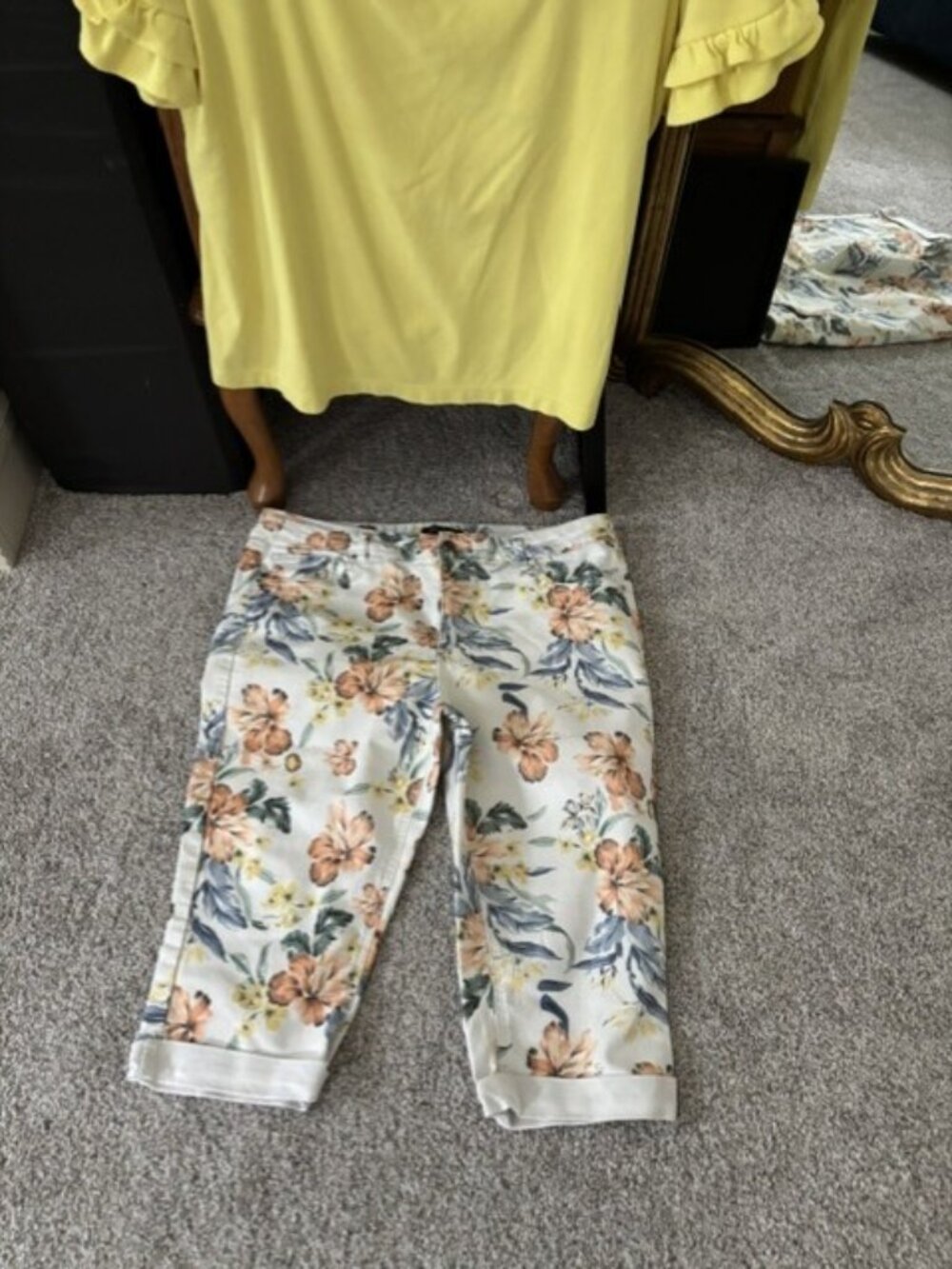 Capri pants and top set